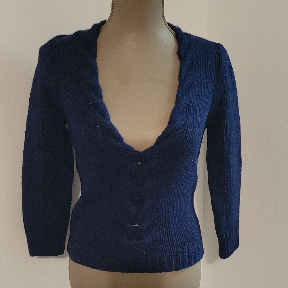 Calypso St Barth Women's Navy Sweater